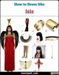 Egyptian Goddess Isis Costume for Cosplay & Halloween 2022